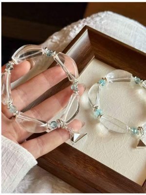 Lucent Petal Crystal Bracelet